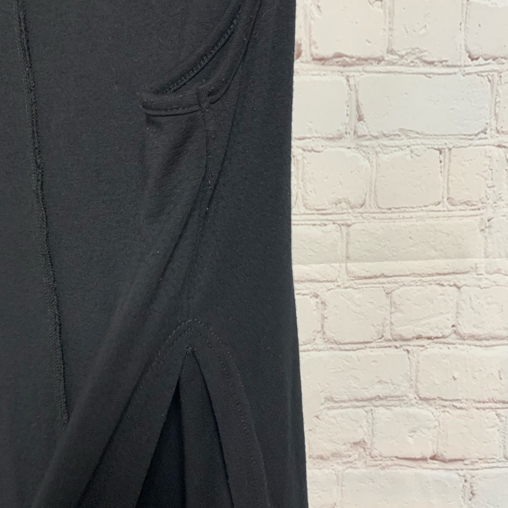 Luukaa Black Maxi Dress Sleeveless Knit - Picture 7 of 8